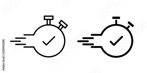 Express Icon represents speed, rapid delivery, quick services, fast processing, and time-sensitive operations across various industries.