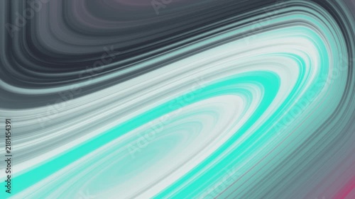 Abstract Motion Background with Flowing Turquoise and Grey Swirls