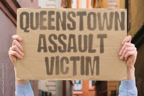 Photography "Queenstown assault victim" Street violence in NZ