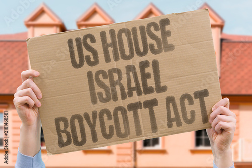 Obraz na płótnie "US House Israel boycott act" Federal aid cut for academic boycotts