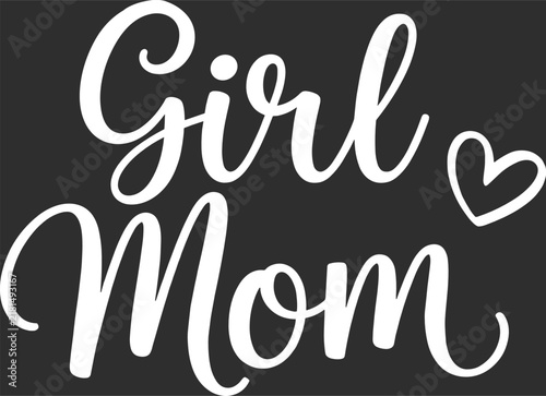 Obraz na płótnie Girl Mom