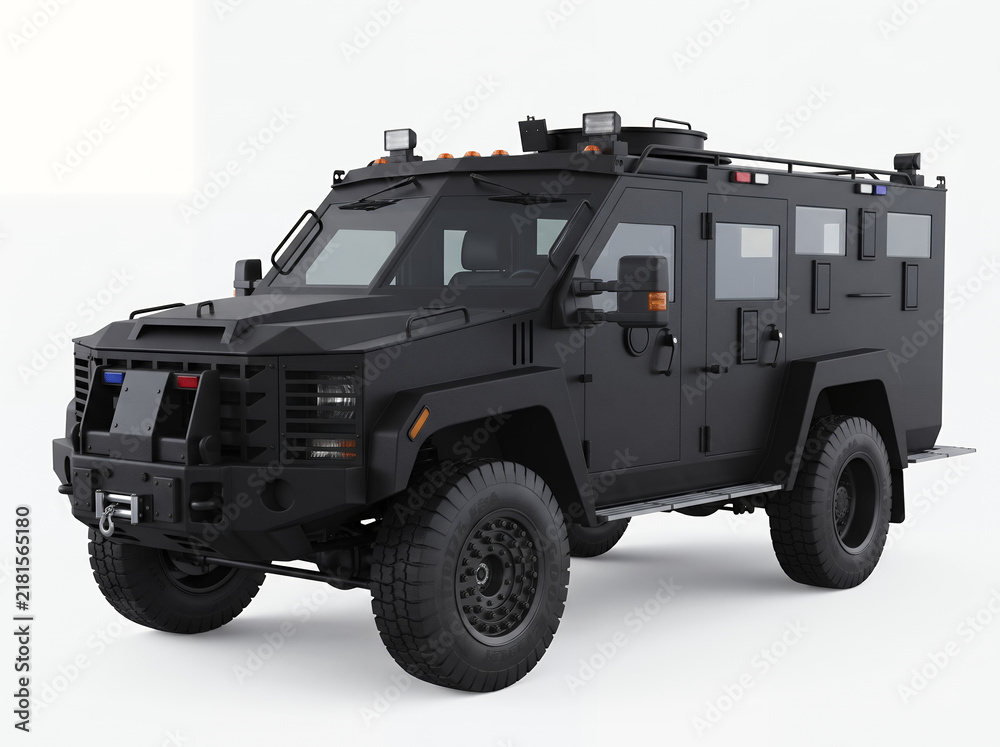 Obraz premium Lenco BearCat armored tactical vehicle front commercial law enforcement product image