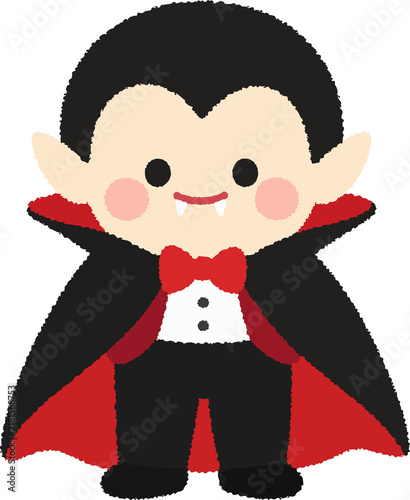 Foto Cute 3D vampire character boy / かわいい吸血鬼のキャラクター 3D / 可爱3D吸血鬼男孩角色