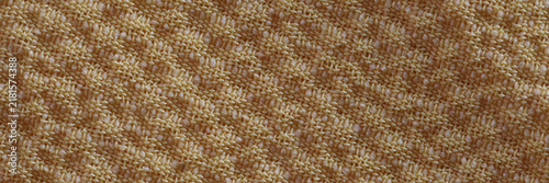 Yellow textile texture close up banner