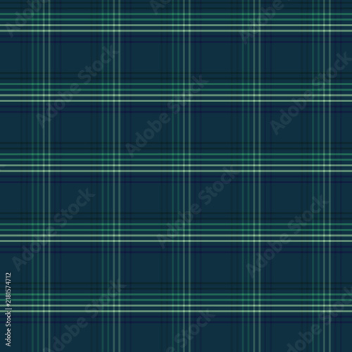Navy Checkered Tartan Pattern Background for Fabric Design