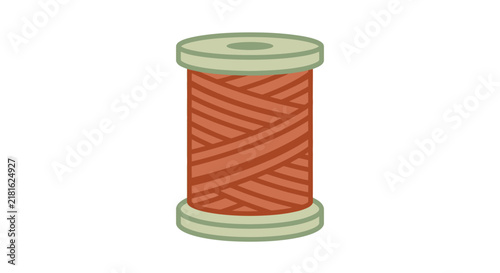 Spool of Thread Vector Illustration