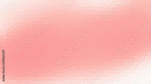 Abstract Pink Coral Background with Delicate Polygonal Crackle Texture and Soft Gradient for Modern Wallpaper, Backdrop, Textile and Creative Design