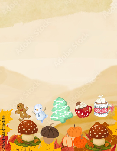 appy New Year Celebration Border with Festive Fireworks, Party Poppers and Holiday Decorations ,Greeting Card with Festive Holiday Border