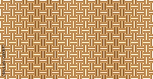 Foto Seamless Multi Tone Woven Basketwork Pattern Background