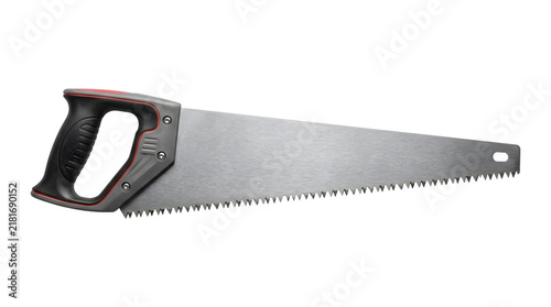 Fotografía Hand saw with sharp teeth for cutting wood
