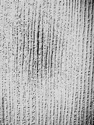 Quadro su tela Distressed wooden surface texture featuring high contrast black and white vertic