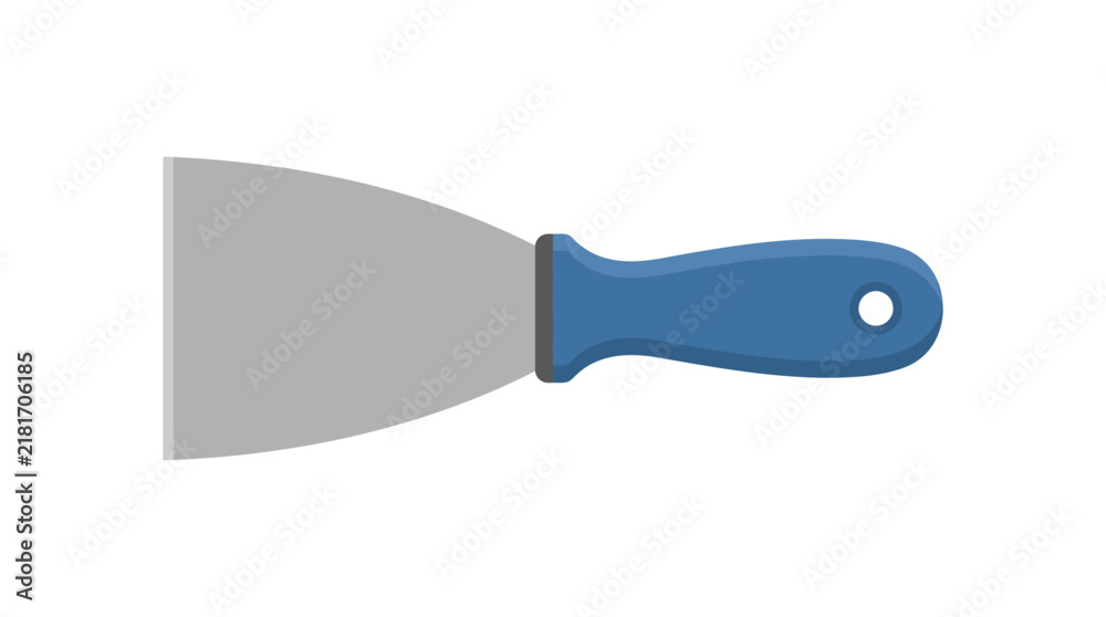 Fototapeta premium Putty Knife Vector Illustration