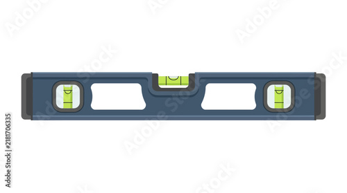 Blue Spirit Level Vector Illustration