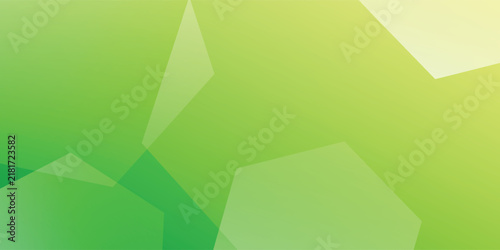 Fresh green abstract gradient background with modern polygon geometric shapes for dynamic presentation design.
