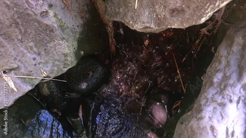 moving water background, moving vater in slow motion, water flowing in the river