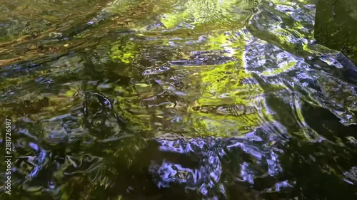moving water background, moving vater in slow motion, water flowing in the river