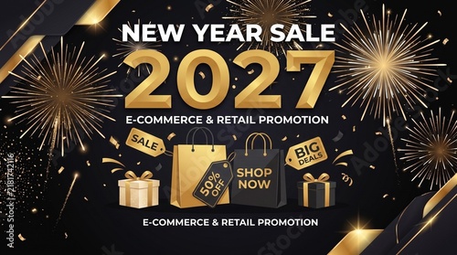 New Year 2027 Sale and Shopping Promotion