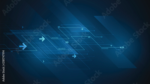 Technological innovation is constantly evolving towards the future.