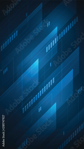 The concept of the rapid pace of modern technology against a dark blue background.