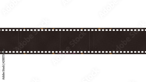 Принти на полотні Perforated 35mm film edge band border with sprocket holes running full width on