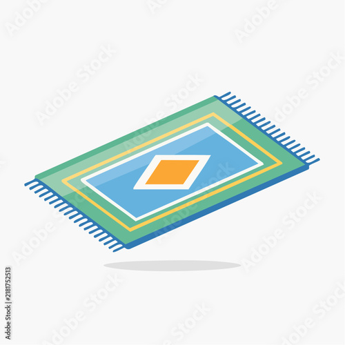 Abstract Persian Carpet Isolated