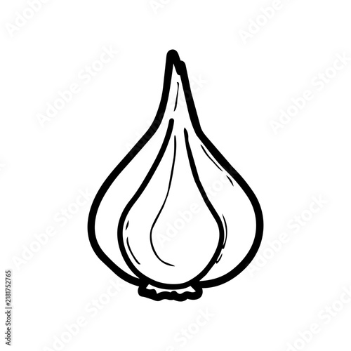 Onion Doodle Lineart