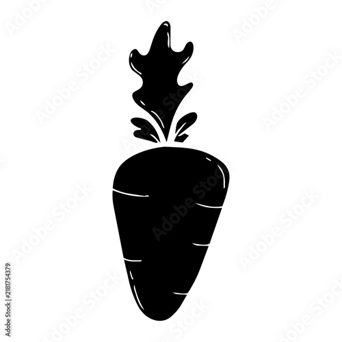 Carrot Doodle Glyph