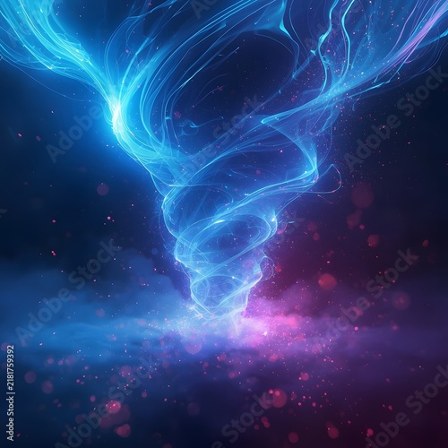  Premium Neon Energy Tornado with Plasma Effects