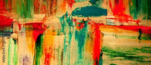 Panel kuchenny z motywem abstract colorful background with paint