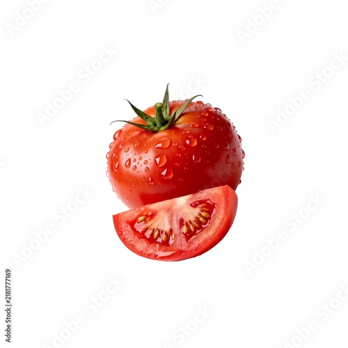 tomato isolated on white background