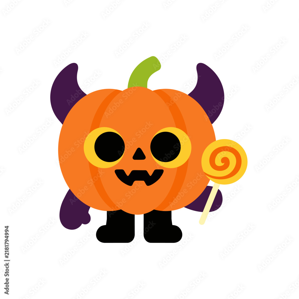 Fototapeta premium halloween element color vector clipart