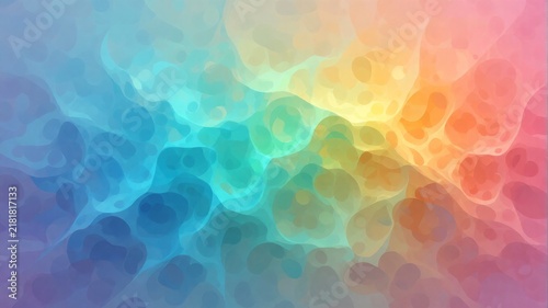 Vibrant Abstract Rainbow Fluid Art Background