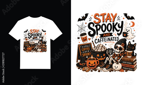 Happy Halloween Typography T-shirt