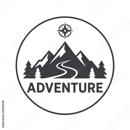 Embark On Your Epic Mountain Adventure With This Bold Logo Design