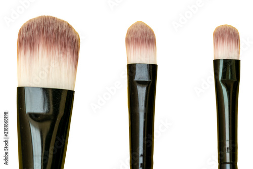 Obraz na płótnie Makeup brush for foundation on transparent background