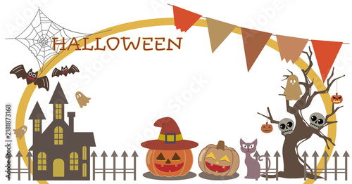 ハロウィン■ハロウィンイラストのバナー
