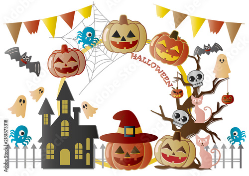 ハロウィン■ポストカード