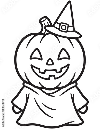 Cute Jack-o-Lantern Pumpkin
