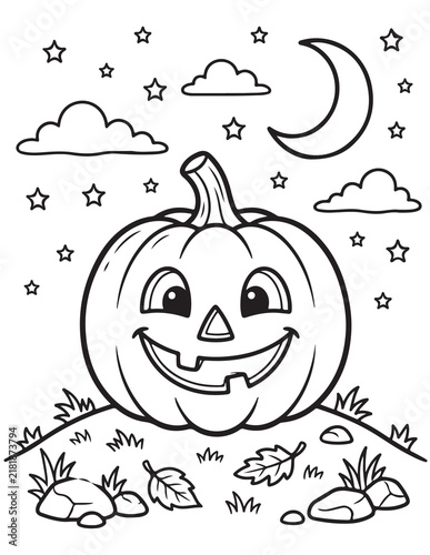 Cute Jack-o-Lantern Pumpkin