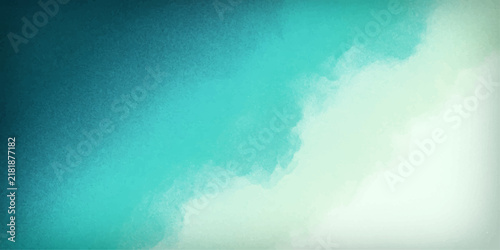 Abstract watercolor splash in vibrant shades of teal and turquoise, creating a serene and artistic backdrop.