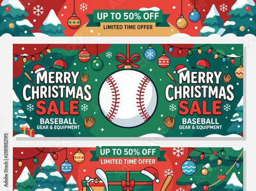 Festive Christmas Baseball Gear Sale With Special Discounts And Offers