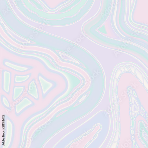 Soft pale pastel liquid marble waves abstract background pattern