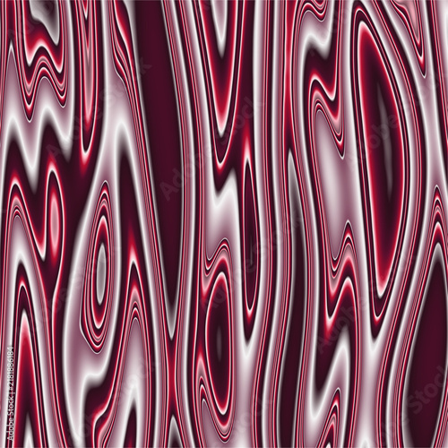 Dark red and metallic liquid marble vertical waves abstract background