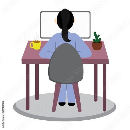 woman in cafe