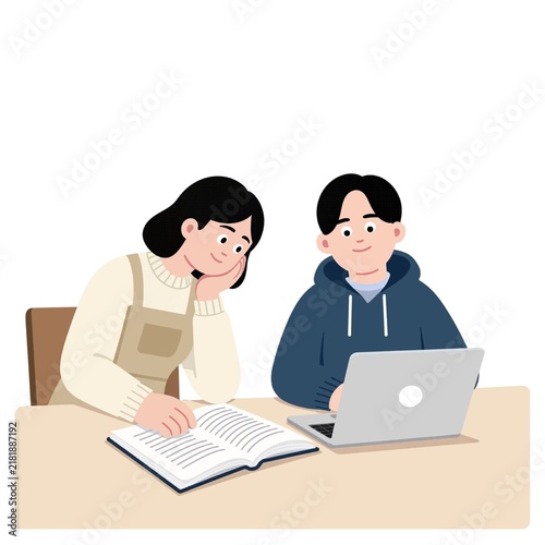 business people working together
