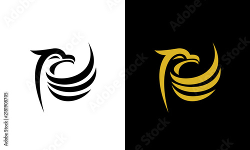 eagle wings logo concept