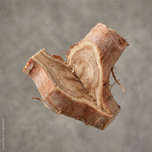 Intricate Bark Texture And Wood Grain Close Up Isolated