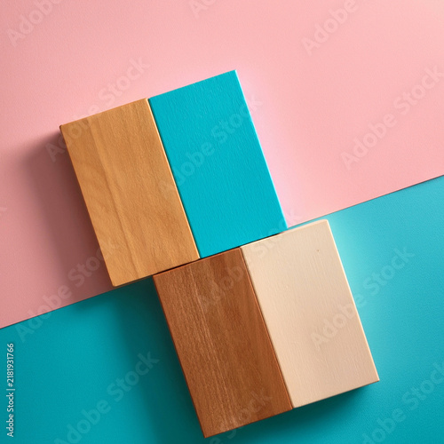 concept about, dilemma, options, choices on pastel background