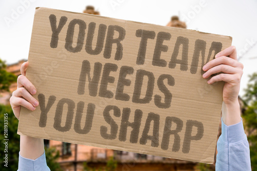 фотографія "Your team needs you sharp" Athletic performance depends on mental and physical clarity