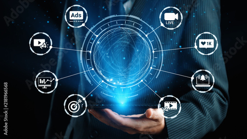 Konstfotografi The concept of video marketing increases online engagement